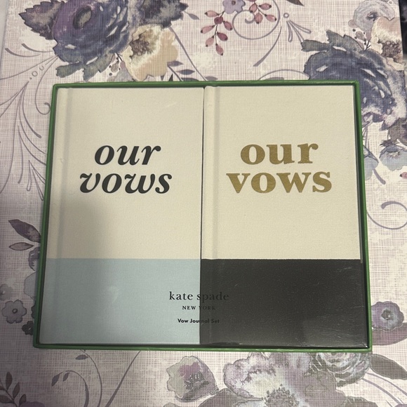 kate spade Other - Nwt Kate spade our vows vow journal set